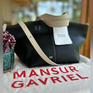 Like New Mansur Gavriel Tulipano Crossbody - Bicolor